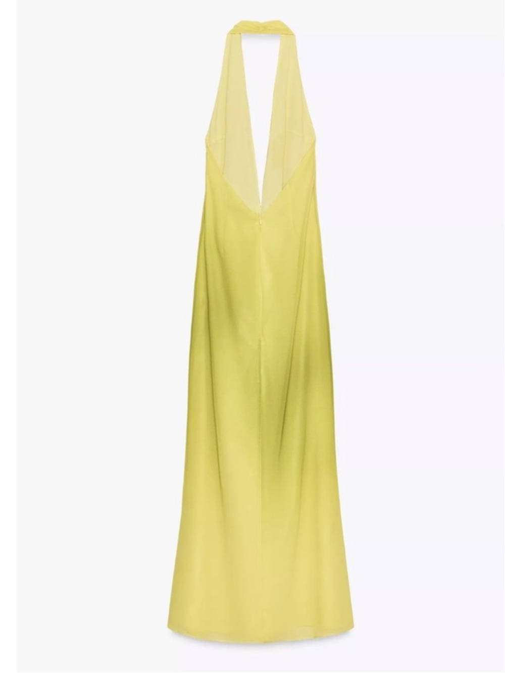 Zara  Halter Tie-Front Maxi Dress - Picture 5 of 6